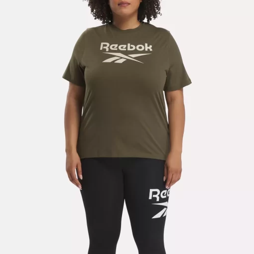 Tops & T-Shirts | Reebok Tops & T-Shirts Identity Big Logo T-Shirt (Plus Size)