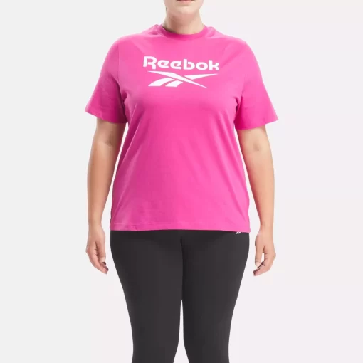 Tops & T-Shirts | Reebok Tops & T-Shirts Identity Big Logo T-Shirt (Plus Size)