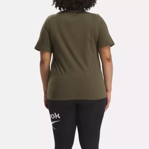 Tops & T-Shirts | Reebok Tops & T-Shirts Identity Big Logo T-Shirt (Plus Size)