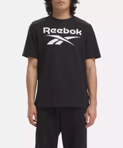 Tops & T-Shirts | Reebok Tops & T-Shirts Identity Big Stacked Logo T-Shirt