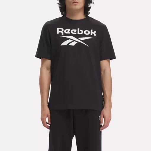 Tops & T-Shirts | Reebok Tops & T-Shirts Identity Big Stacked Logo T-Shirt