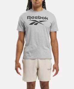 Tops & T-Shirts | Reebok Tops & T-Shirts Identity Big Stacked Logo T-Shirt