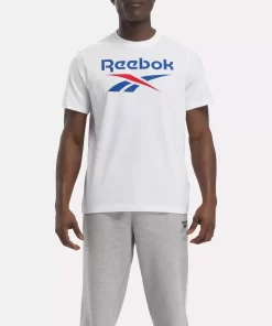 Tops & T-Shirts | Reebok Tops & T-Shirts Identity Big Stacked Logo T-Shirt