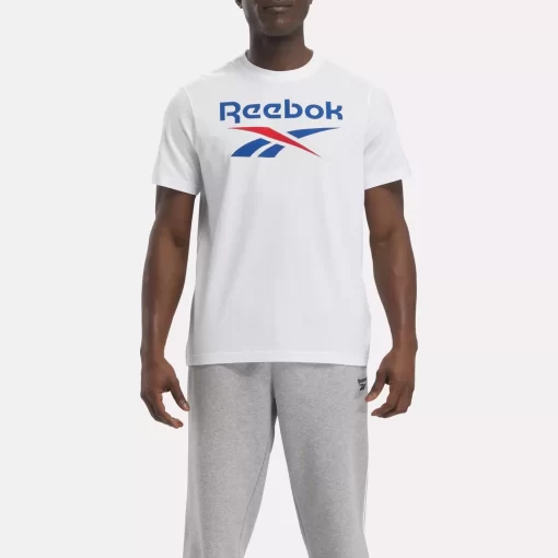 Tops & T-Shirts | Reebok Tops & T-Shirts Identity Big Stacked Logo T-Shirt