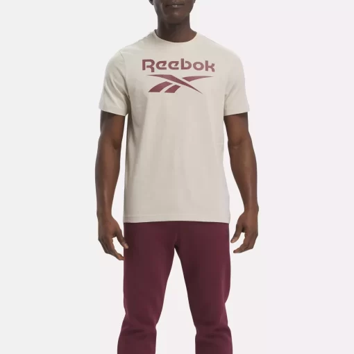 Tops & T-Shirts | Reebok Tops & T-Shirts Identity Big Stacked Logo T-Shirt