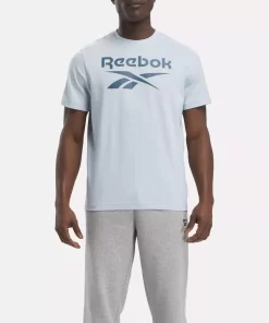 Tops & T-Shirts | Reebok Tops & T-Shirts Identity Big Stacked Logo T-Shirt