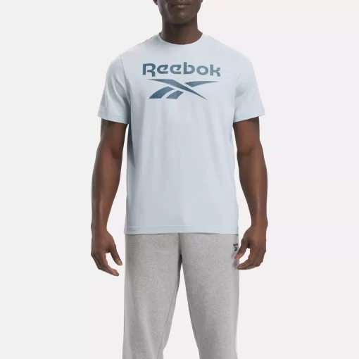 Tops & T-Shirts | Reebok Tops & T-Shirts Identity Big Stacked Logo T-Shirt