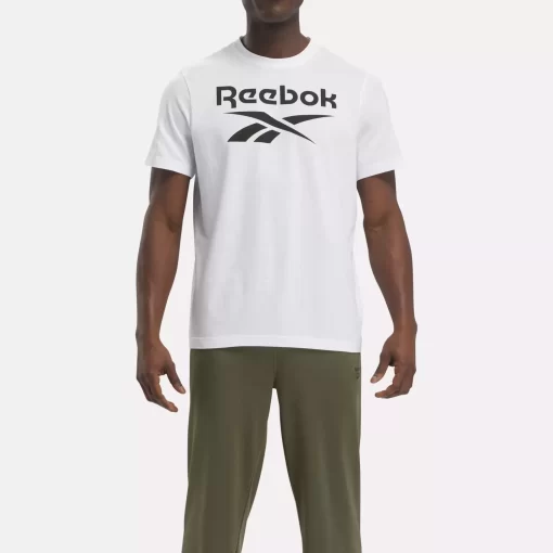 Tops & T-Shirts | Reebok Tops & T-Shirts Identity Big Stacked Logo T-Shirt