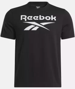 Tops & T-Shirts | Reebok Tops & T-Shirts Identity Big Stacked Logo T-Shirt