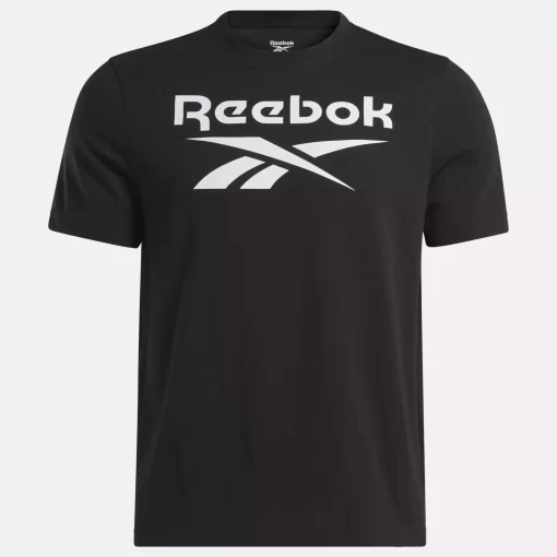 Tops & T-Shirts | Reebok Tops & T-Shirts Identity Big Stacked Logo T-Shirt