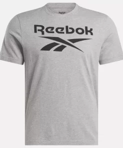 Tops & T-Shirts | Reebok Tops & T-Shirts Identity Big Stacked Logo T-Shirt