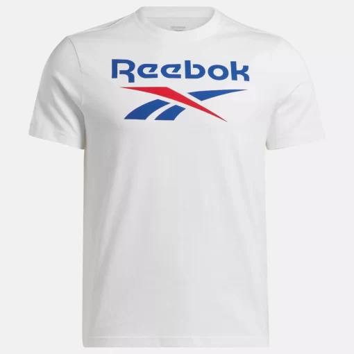 Tops & T-Shirts | Reebok Tops & T-Shirts Identity Big Stacked Logo T-Shirt