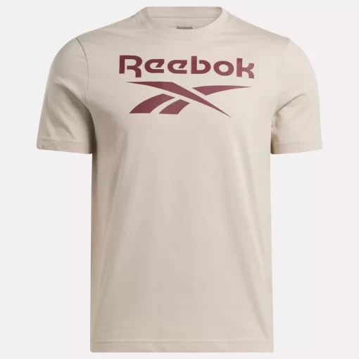 Tops & T-Shirts | Reebok Tops & T-Shirts Identity Big Stacked Logo T-Shirt