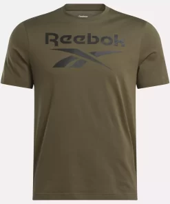 Tops & T-Shirts | Reebok Tops & T-Shirts Identity Big Stacked Logo T-Shirt