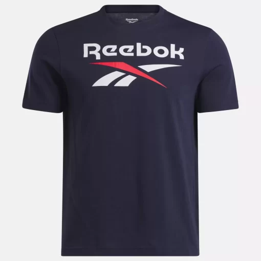 Tops & T-Shirts | Reebok Tops & T-Shirts Identity Big Stacked Logo T-Shirt