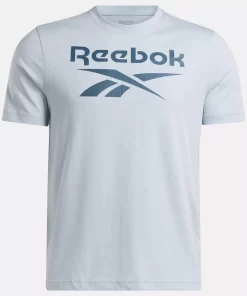 Tops & T-Shirts | Reebok Tops & T-Shirts Identity Big Stacked Logo T-Shirt