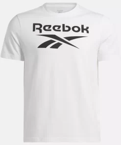 Tops & T-Shirts | Reebok Tops & T-Shirts Identity Big Stacked Logo T-Shirt