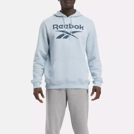 Hoodies & Sweatshirts | Reebok Hoodies & Sweatshirts Identity Fleece Stacked Logo Pullover Hoodie