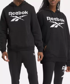 Loungewear | Reebok Loungewear Identity Fleece Stacked Logo Pullover Hoodie