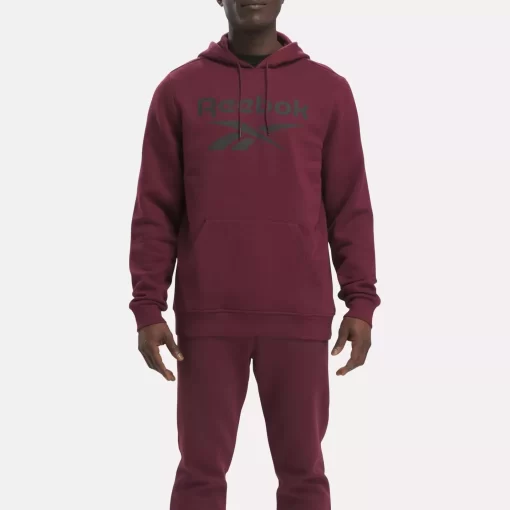 Hoodies & Sweatshirts | Reebok Hoodies & Sweatshirts Identity Fleece Stacked Logo Pullover Hoodie