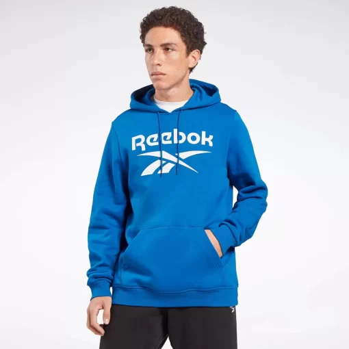 Hoodies & Sweatshirts | Reebok Hoodies & Sweatshirts Identity Fleece Stacked Logo Pullover Hoodie