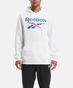 Hoodies & Sweatshirts | Reebok Hoodies & Sweatshirts Identity Fleece Stacked Logo Pullover Hoodie