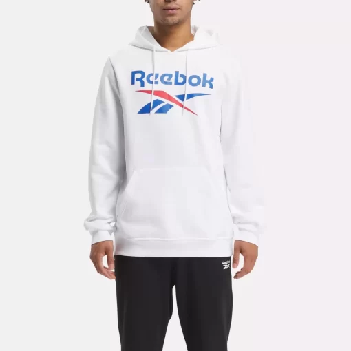 Hoodies & Sweatshirts | Reebok Hoodies & Sweatshirts Identity Fleece Stacked Logo Pullover Hoodie