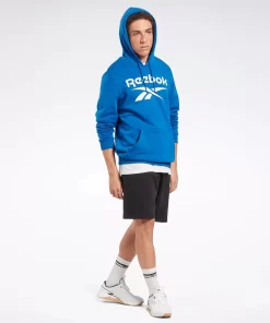 Hoodies & Sweatshirts | Reebok Hoodies & Sweatshirts Identity Fleece Stacked Logo Pullover Hoodie