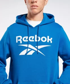 Hoodies & Sweatshirts | Reebok Hoodies & Sweatshirts Identity Fleece Stacked Logo Pullover Hoodie