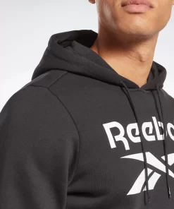 Loungewear | Reebok Loungewear Identity Fleece Stacked Logo Pullover Hoodie