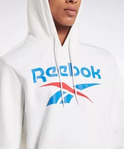 Hoodies & Sweatshirts | Reebok Hoodies & Sweatshirts Identity Fleece Stacked Logo Pullover Hoodie