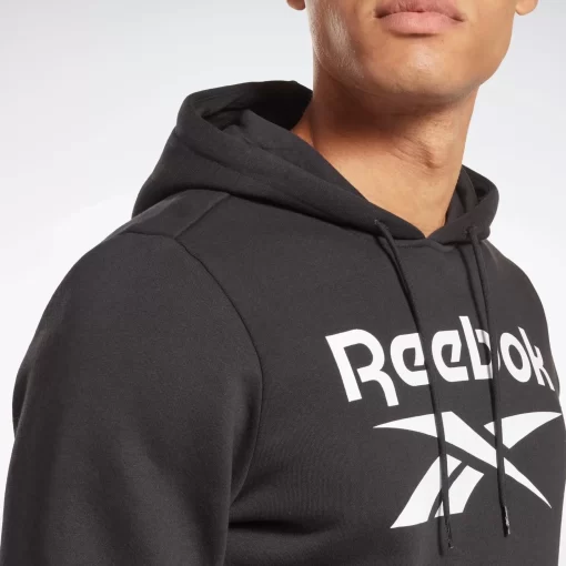 Loungewear | Reebok Loungewear Identity Fleece Stacked Logo Pullover Hoodie