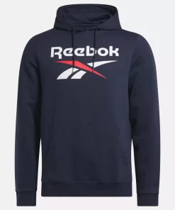 Hoodies & Sweatshirts | Reebok Hoodies & Sweatshirts Identity Fleece Stacked Logo Pullover Hoodie