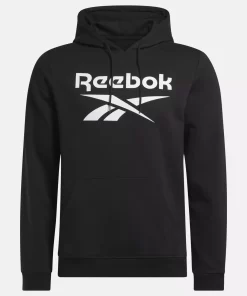 Loungewear | Reebok Loungewear Identity Fleece Stacked Logo Pullover Hoodie