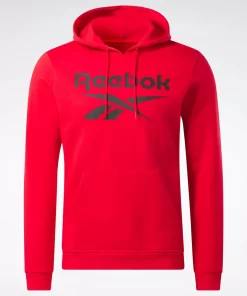 Hoodies & Sweatshirts | Reebok Hoodies & Sweatshirts Identity Fleece Stacked Logo Pullover Hoodie