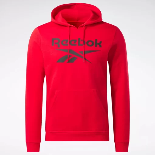 Hoodies & Sweatshirts | Reebok Hoodies & Sweatshirts Identity Fleece Stacked Logo Pullover Hoodie