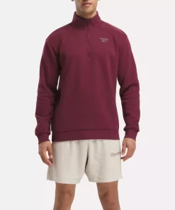 Hoodies & Sweatshirts | Reebok Hoodies & Sweatshirts Identity Left Chest Quarter-Zip Sweatshirt