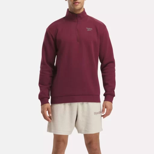 Hoodies & Sweatshirts | Reebok Hoodies & Sweatshirts Identity Left Chest Quarter-Zip Sweatshirt