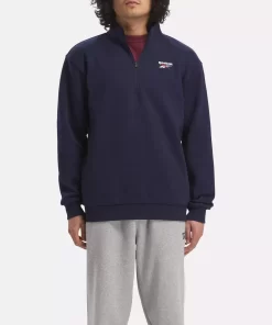 Hoodies & Sweatshirts | Reebok Hoodies & Sweatshirts Identity Left Chest Quarter-Zip Sweatshirt