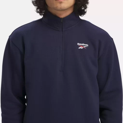 Hoodies & Sweatshirts | Reebok Hoodies & Sweatshirts Identity Left Chest Quarter-Zip Sweatshirt