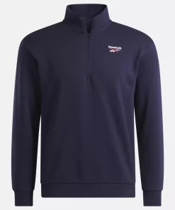 Hoodies & Sweatshirts | Reebok Hoodies & Sweatshirts Identity Left Chest Quarter-Zip Sweatshirt