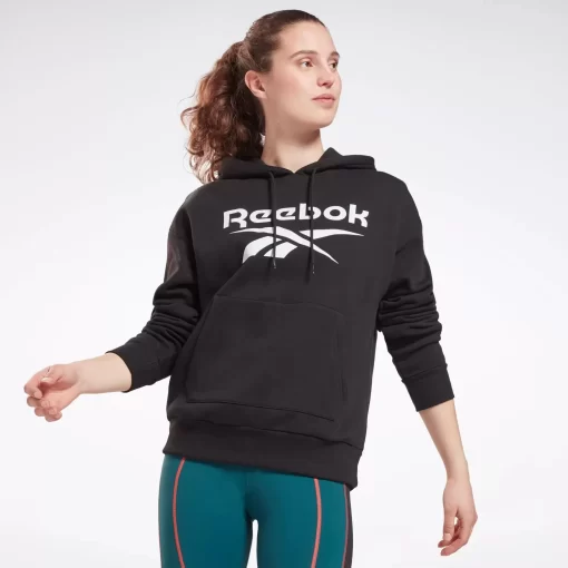 Hoodies & Sweatshirts | Reebok Hoodies & Sweatshirts Identity Logo Fleece Pullover Hoodie