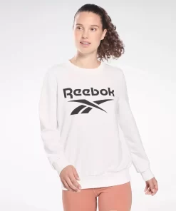 Hoodies & Sweatshirts | Reebok Hoodies & Sweatshirts Identity Logo French Terry Crew Sweatshirt