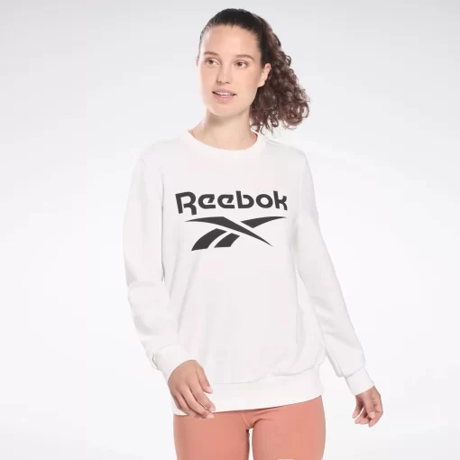 Hoodies & Sweatshirts | Reebok Hoodies & Sweatshirts Identity Logo French Terry Crew Sweatshirt