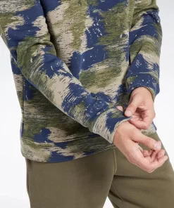 Hoodies & Sweatshirts | Reebok Hoodies & Sweatshirts Identity Modern Camo Fleece Crew Sweatshirt