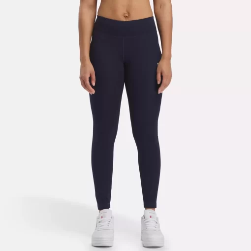 Leggings & Tights | Reebok Leggings & Tights Identity Small Logo Cotton Leggings