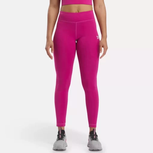 Leggings & Tights | Reebok Leggings & Tights Identity Small Logo Cotton Leggings