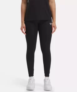 Leggings & Tights | Reebok Leggings & Tights Identity Small Logo Cotton Leggings