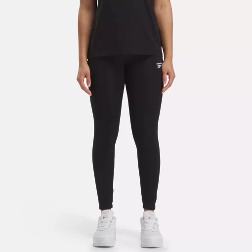 Leggings & Tights | Reebok Leggings & Tights Identity Small Logo Cotton Leggings