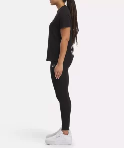 Leggings & Tights | Reebok Leggings & Tights Identity Small Logo Cotton Leggings